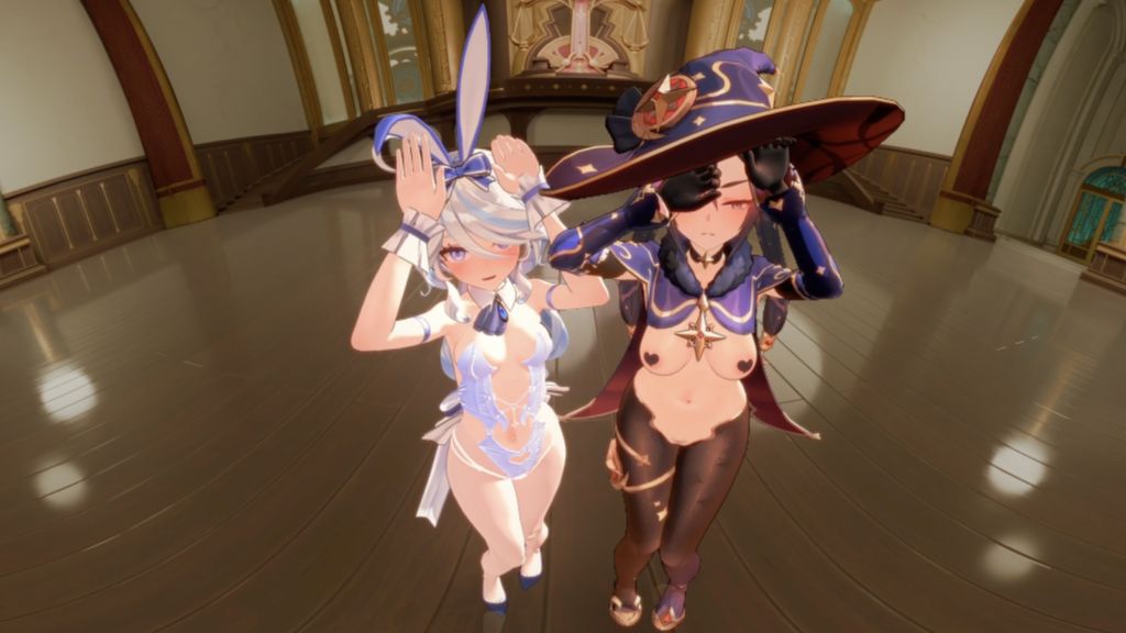 [SASAKI] 【VR】Furina × Mona【Genshin Impact】